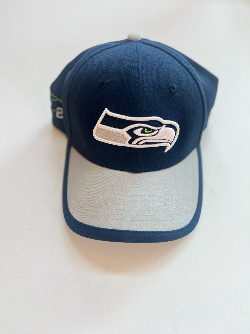 New Era Men’s Seattle Seahawks Navy and Gray Hat